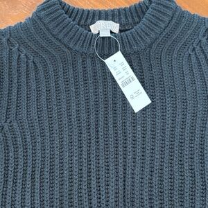 J. Crew Cable Knit Heritage Fisherman Sweater